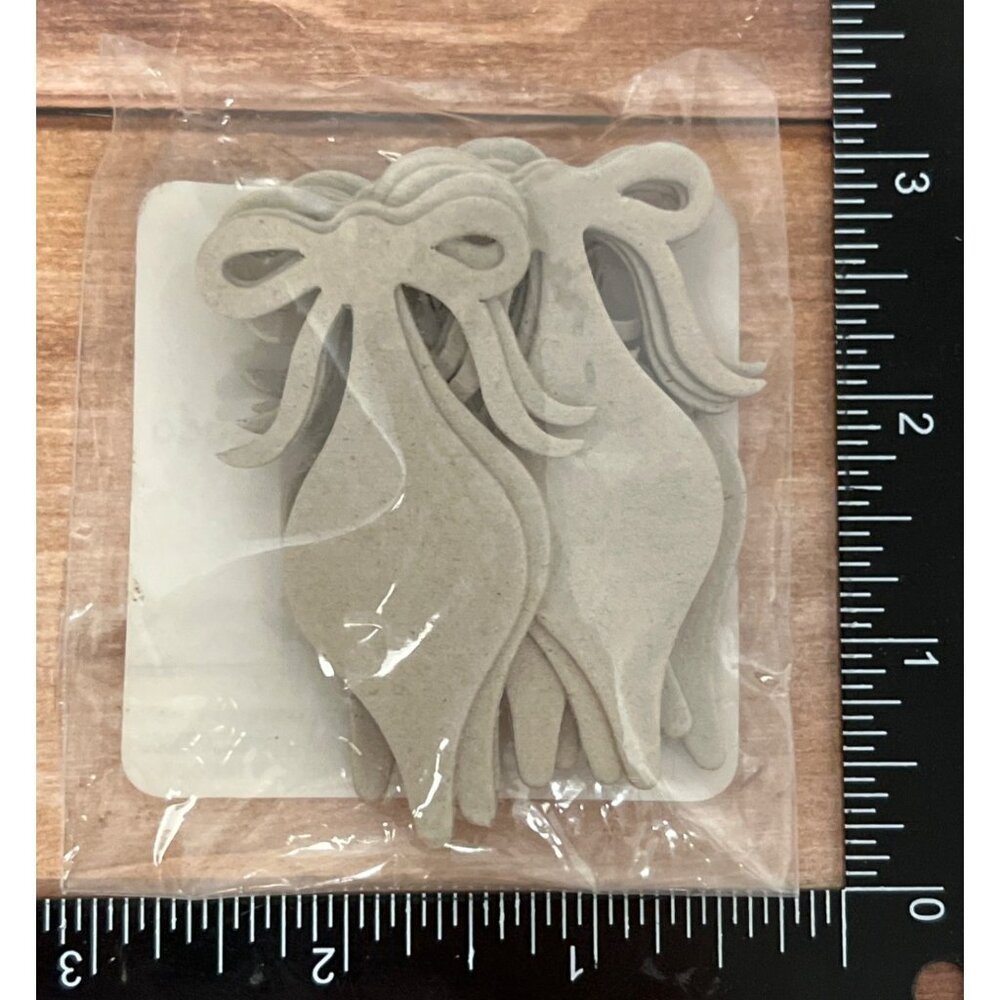 Michaels Chipboard Shapes Christmas Ornament 12 Pieces Embellishment Holiday